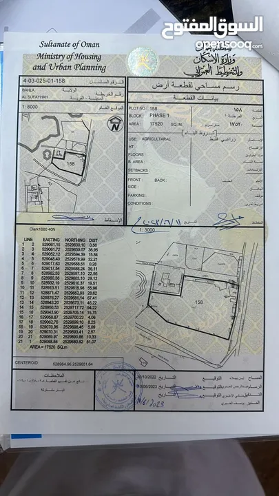 مزرعة في بهلاء (الصفيحاء) للبيع