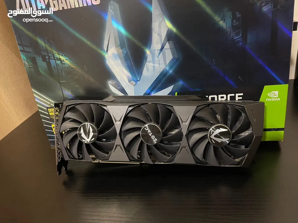 Rtx 3090 zotac 24gb نظيف جدا ب 190 قابل