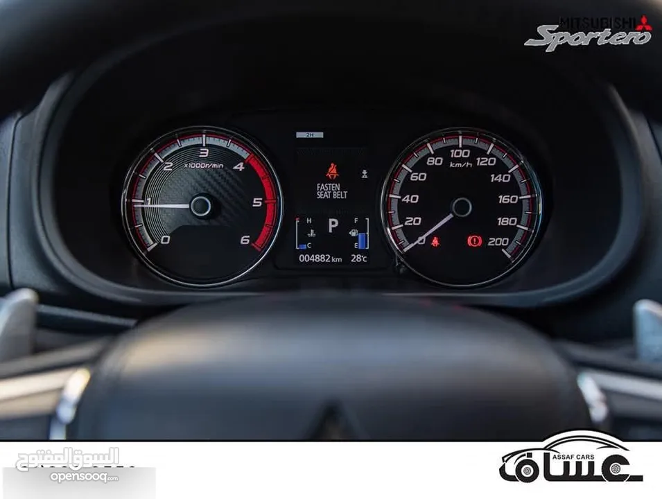 لمحبين البكبات الشبه زيرو   Mitsubishi Sportero 2023 Mark 1 black edition   البكب بحالة الزيرو