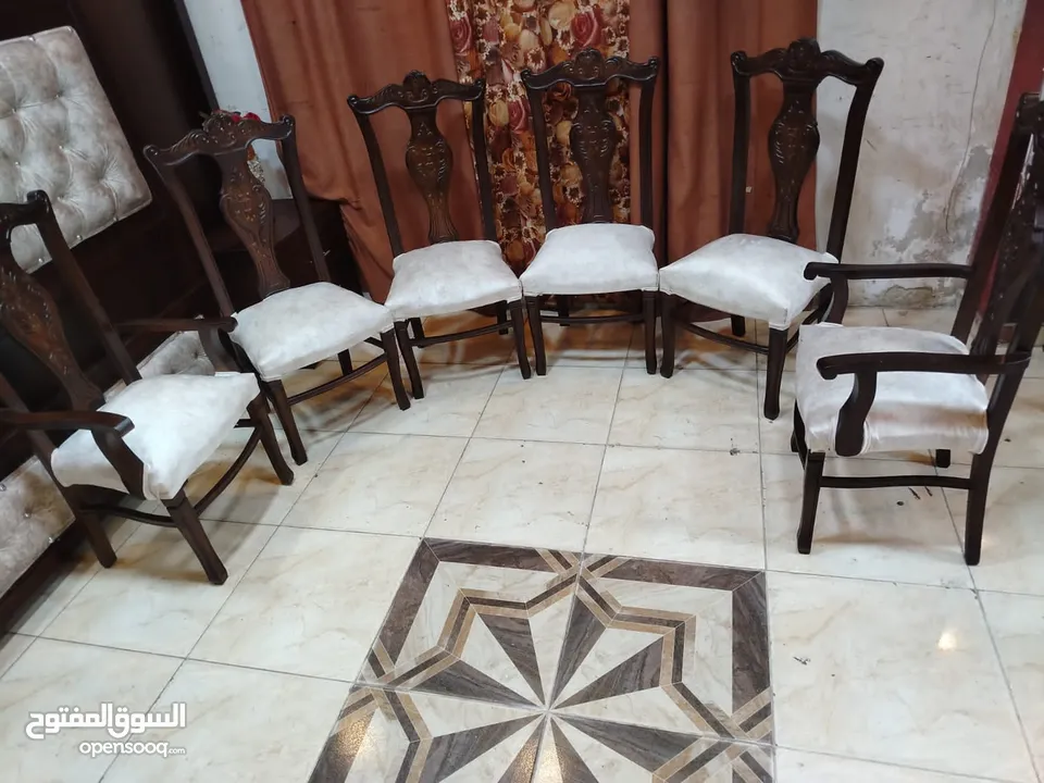 كراسي سفرة عدد 6