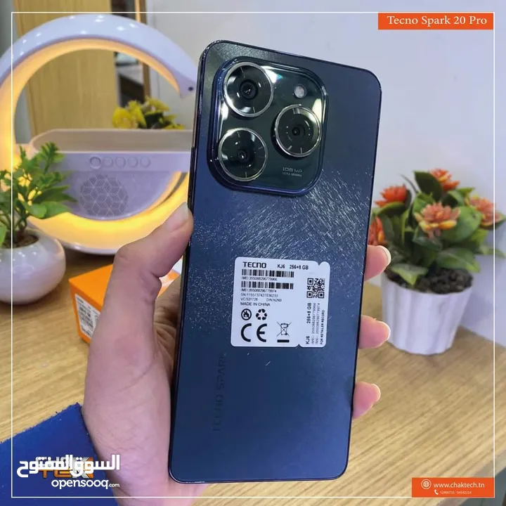 جهاز جديد بالكرتونة Spark 20 pro رام 16 جيجا 256 مكفول سنة متوفر توصيل