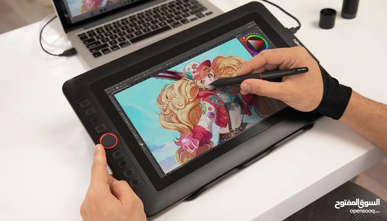 شاشة رسم / شاشة رسم ديجيتال  Xp-pen 15.6 pro شاشة رسم اكس بين برو عالية الدقة
