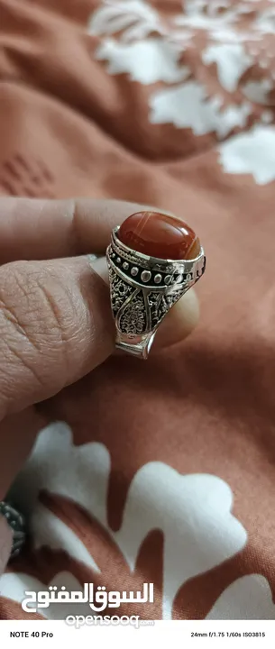 خواتم فضه مصريه مختوم 925 عدد 91 خاتم
