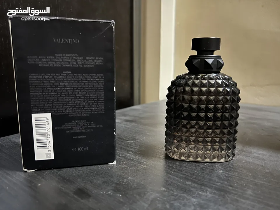 عطر فالنتينو مليان اصلي edt بسعر ممتاز مع البوكس valentino  uomo born in roma