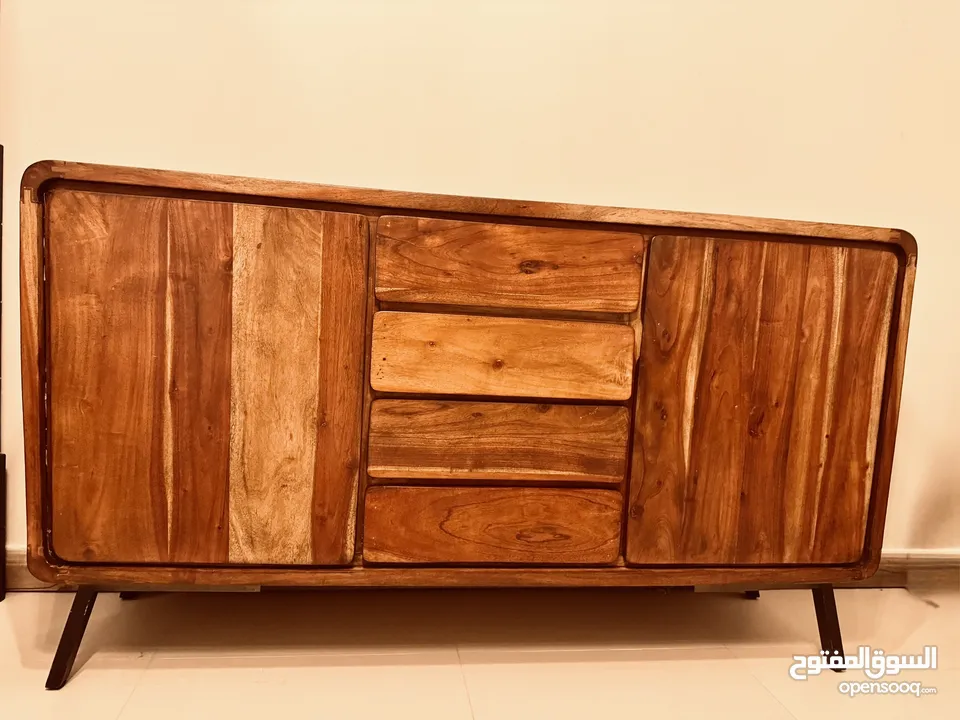 100% Solid Acacia Dresser/Sideboard Cabinet