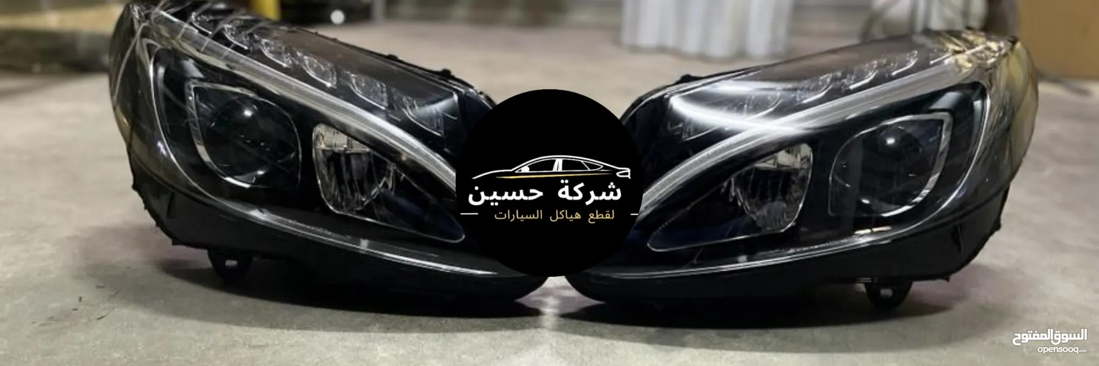 اضوية امامي خلفي شمال يمين مرسيدس 2008 - 2024 W E200 C200 AMG   مستعمل / جديد