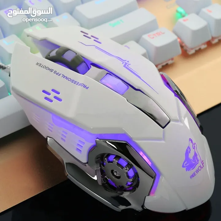 ماوس لاسلكي احترافي للألعاب والمهام اليومية FOREV FV-W502 مضمون وبمواصفات خيالية! وهديه سماعات رأس