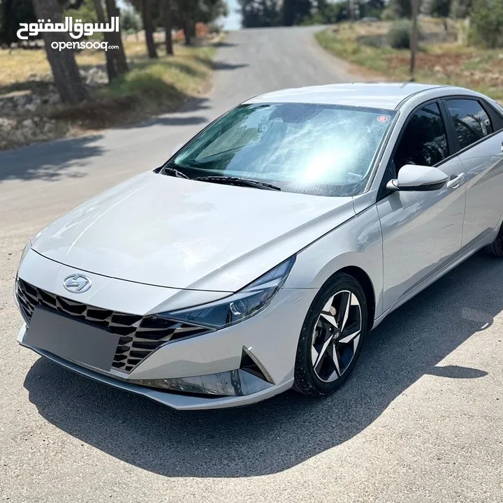 هيونداي افانتي CN7 2021 الشكل الجديد وارد كوري وليس صيني فل فحص كامل جمرك جديد كاش او اقساط