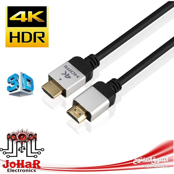 وصلات HDMI - 4K الاصلية 100% بعدة اطوال