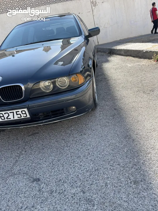 بي ام  e39 دب 520i موديل 1999 اصلي فحص كامل ثاني مالك في الاردن  قابل للفحص في داخل الشركة