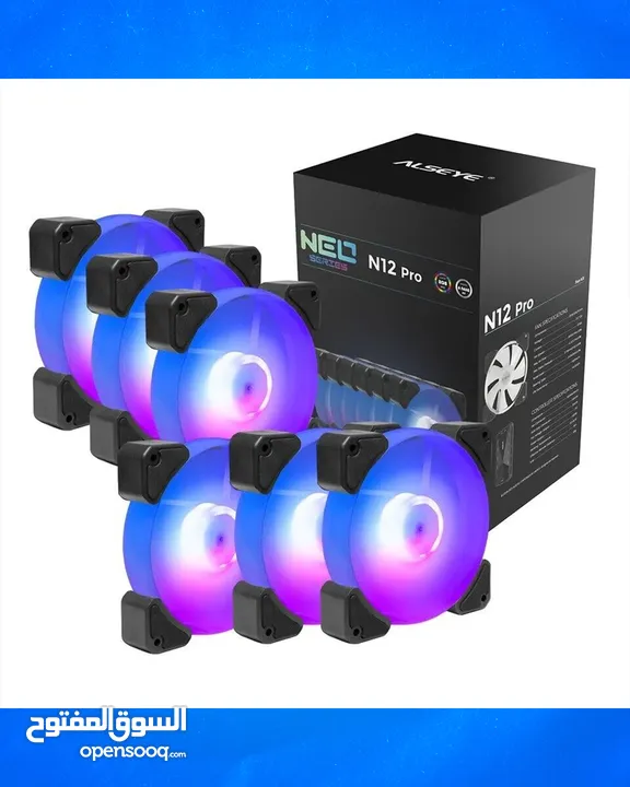 Alseye Neo N12 Pro 6 Fans RGB - مرواح تبريد للبي سي !