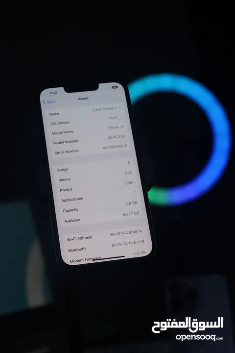 iPhone 13 - 128gb - battery 86 iPhone 13 Pro - 128gb - battery 79 افضل الأسعار بالسوق