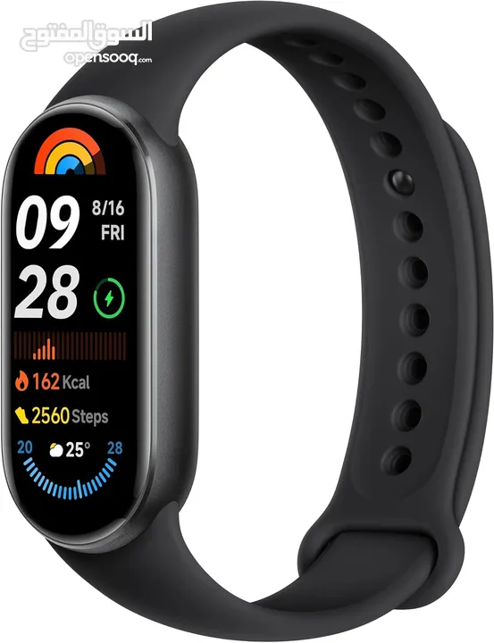 شاومي باند 9 الجديد بسعر ممتاز Xiaomi Smart mi Band 9 Midnight Black