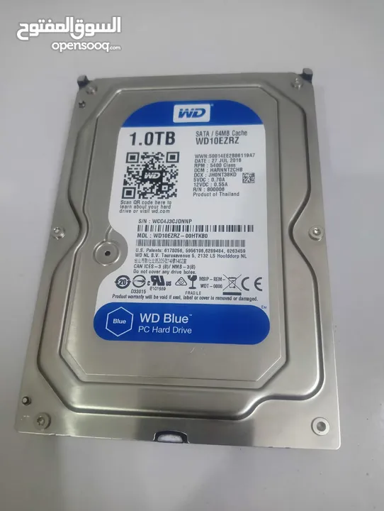 Wd blue 1tb hdd hard disk pc 5400 rpm هارد كمبيوتر 1 تيرا جديد