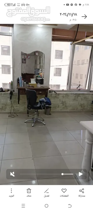 كاونترات صالون حلاقة .خشب.للبيع بسعر مناسب .
