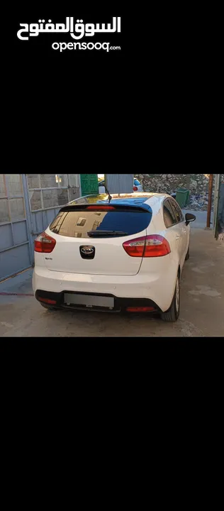 Kia Rio 2012  خاليه من الضربات  متور 1400 ديزل  تيربو جير متور هيئه ميه الميه