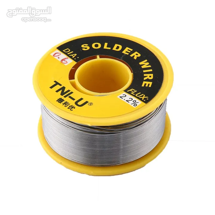 قصدير لحام  متوفر عدة انواع واحجام  SOLDER IRON WIRE