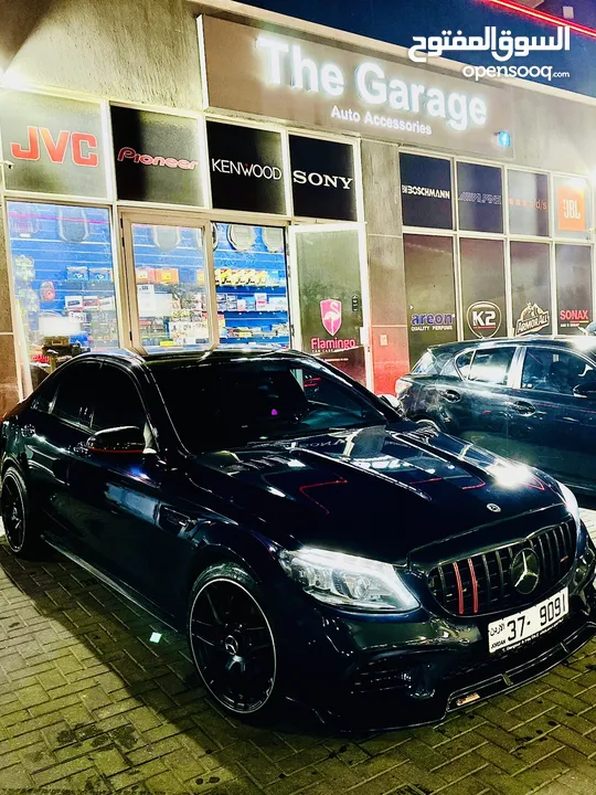 مرسيدس بنز C350e - غرغورية - نايت باكج C63 Kit  Stage 1 + RaceChip - GTSBlack