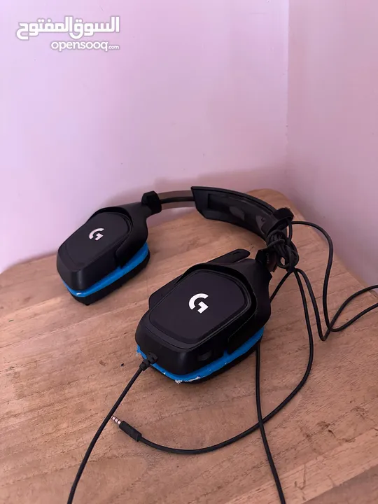 سماعة لوجيتك g432 logitech اصلية بحالة ممتازة جدا صوت نقي ومرتب 7.1 مع جميع المميزات وخامة ممتازة جد
