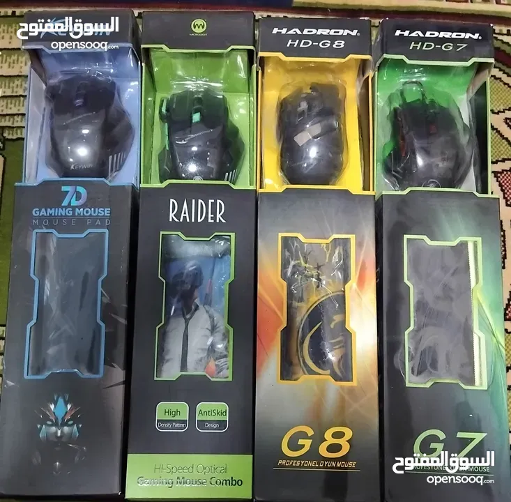 ماوس + باد ماوس سلكي WIRED MOUSE USB + PAD MOUSE