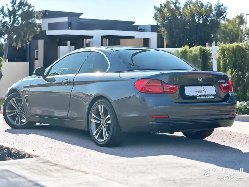 BMW 428i CONVERTIBLE  2015 FULL OPTION  GCC  WELL MAINTAINED 0% DOWNPAYMENT