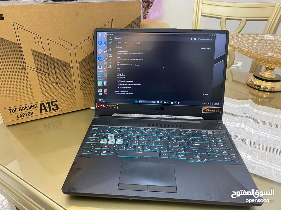 لابتوب asus tuf a15