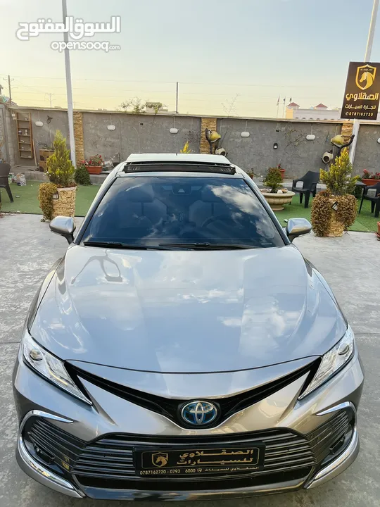 لمتد بنوراما وارد الشركه اعلى صنف . Toyota Camry GLE Hybrid2021.ركز ع الون الفخم