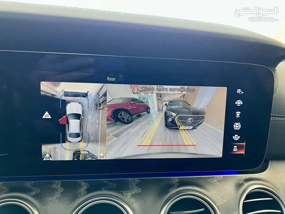 مرسيدس E350 AMG ذهبي 2022 اعلى مواصفات بحالة الزيرو مميزة جدا جمرك جديد