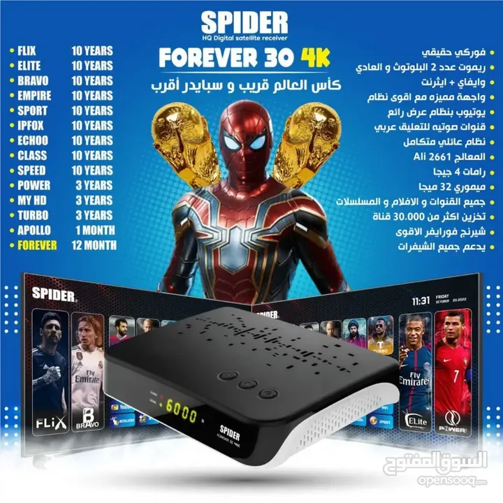 كل اشي  سعر رسيفرات نت