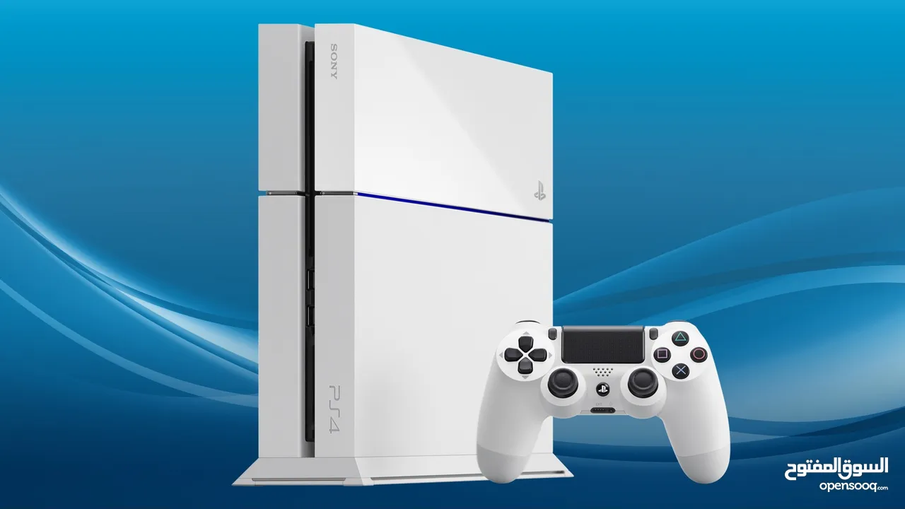 جهاز ps4 بحاله ممتاز للبيع مع 2 وحدات تحكم اصليات متوفر توصيل لكل الخارطه