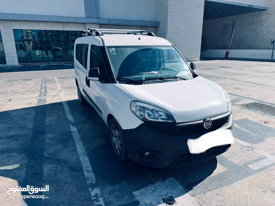 فيات دوبلو - ماكسي موديل 2018  تسيير 2019  عداد 105،000 كم  سيارة نظيفة نظيفة صلاة النبي