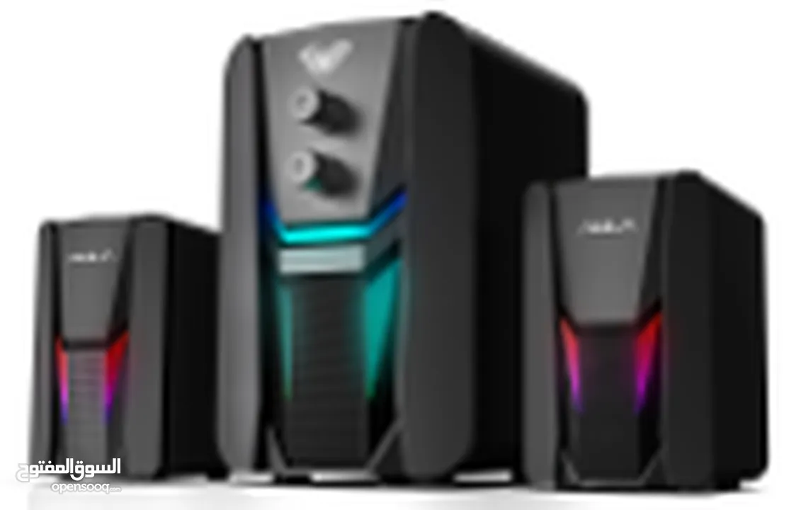 سماعات كمبيوتر جيمنغ  مضيئة مميزة  Aula Speaker N-189 Gaming RGB Lights OG