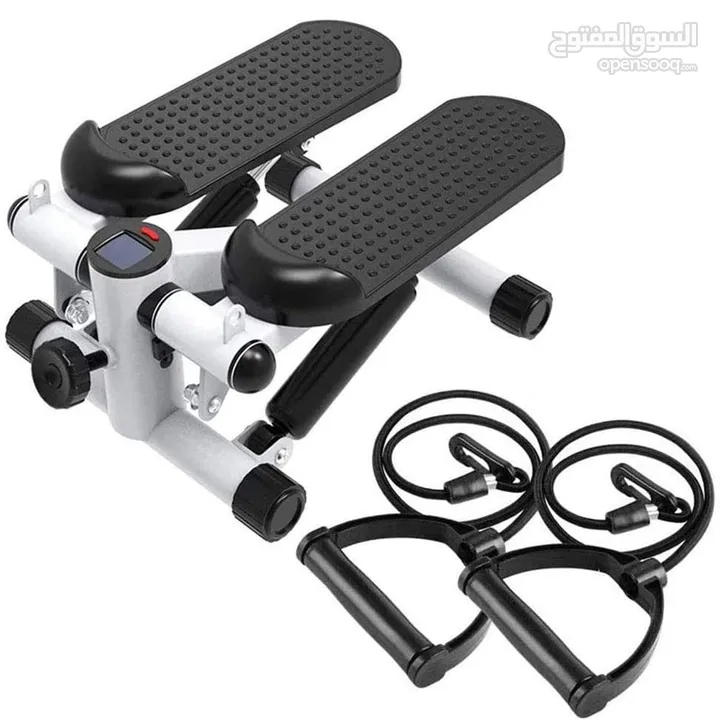 جهاز  الخطوات الرياضي ميني ستيبر  Mini stepper جهاز مشي خطوات مع احبال جهاز المشي رياضي
