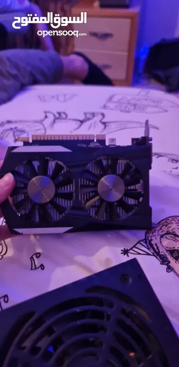 كرت شاشة rtx1050ti 4gb فقط على 270شيكل اقطقة شبه جديدة