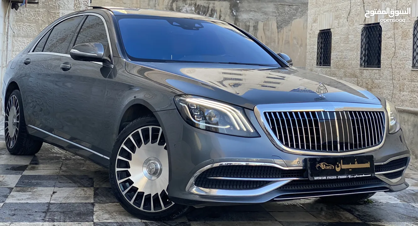 ‎‏Mercedes S320 2018 Converted Maybach كاش اقساط عن طريق المعرض مباشره