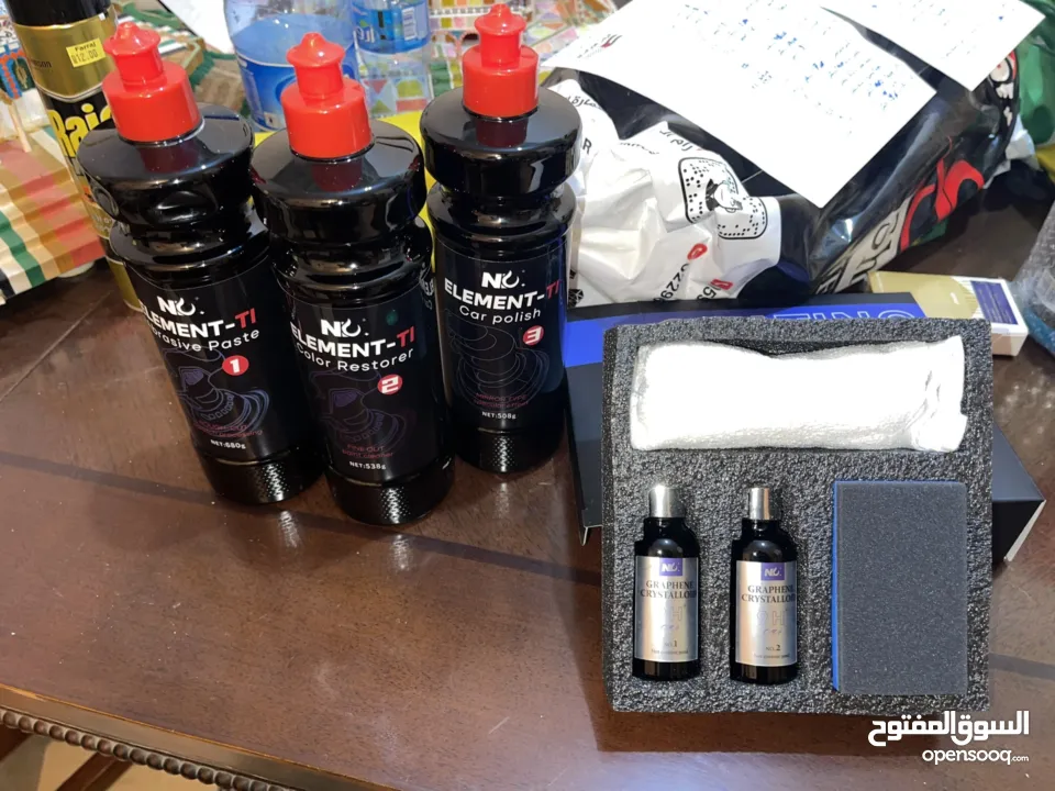 نانو جرافين كريستال + بوليش 3 مراحل العرض الاقوى في فلسطين متوفر كميات بيع جمله وتجزئة.