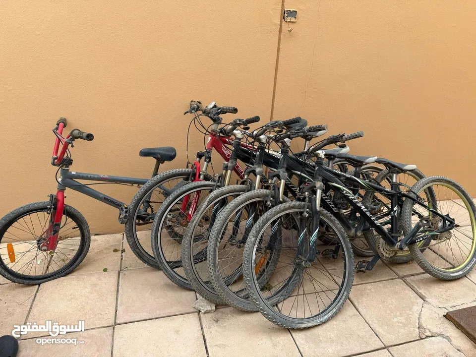 Slightly used bicycles