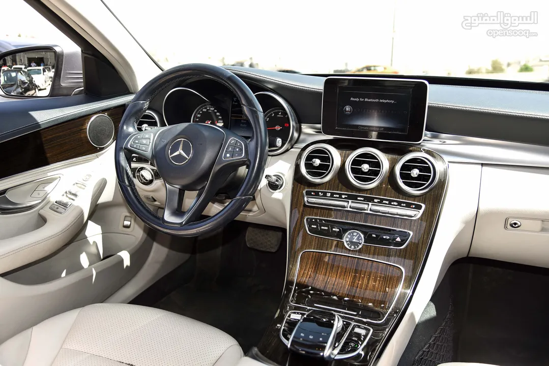 مرسيدس سي كلاس 180 بحالة الوكالة Mercedes C180 2015