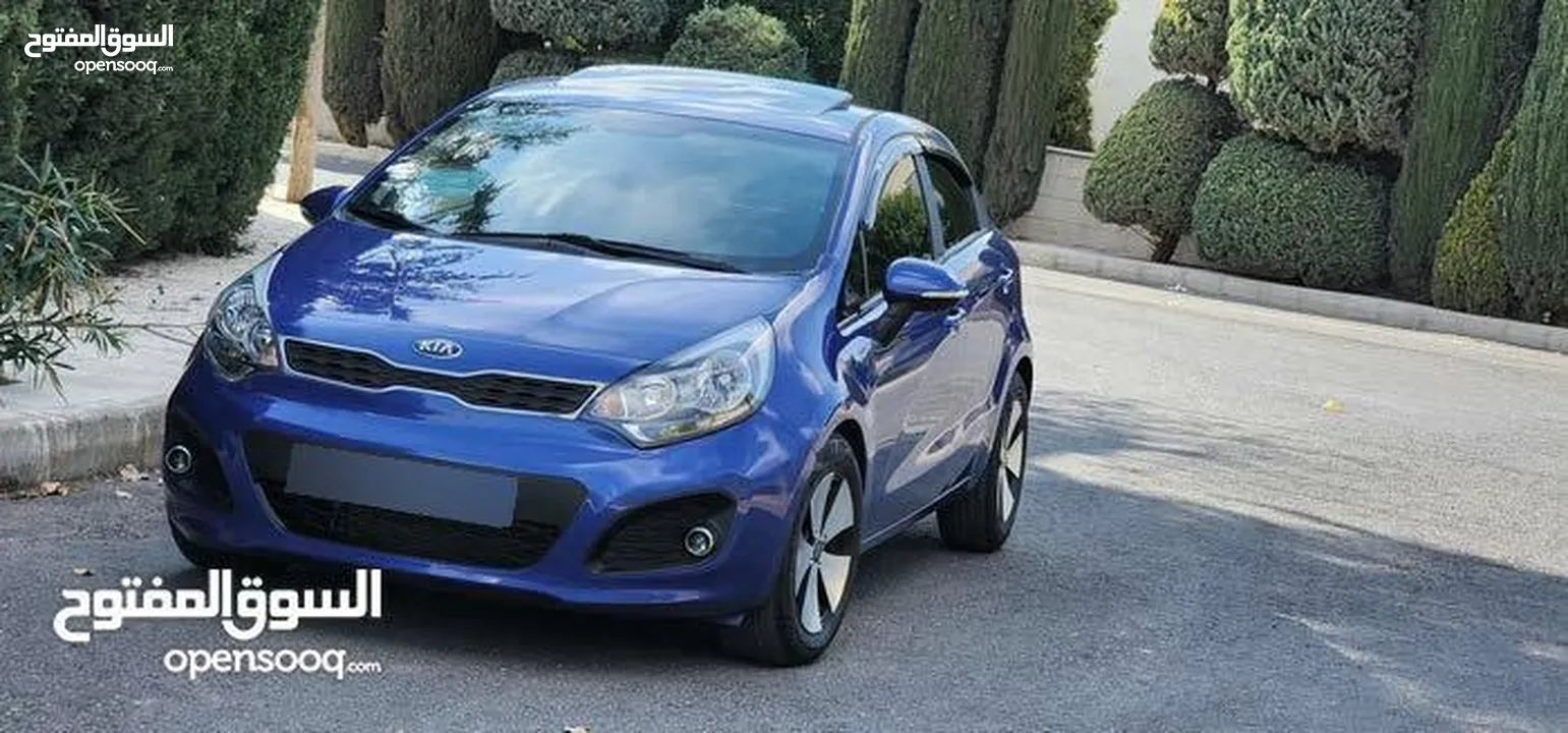 KIA RIO 2012 كيا ريو 2012 هاتش باك فل كامل مع فتحه أعلى مواصفات