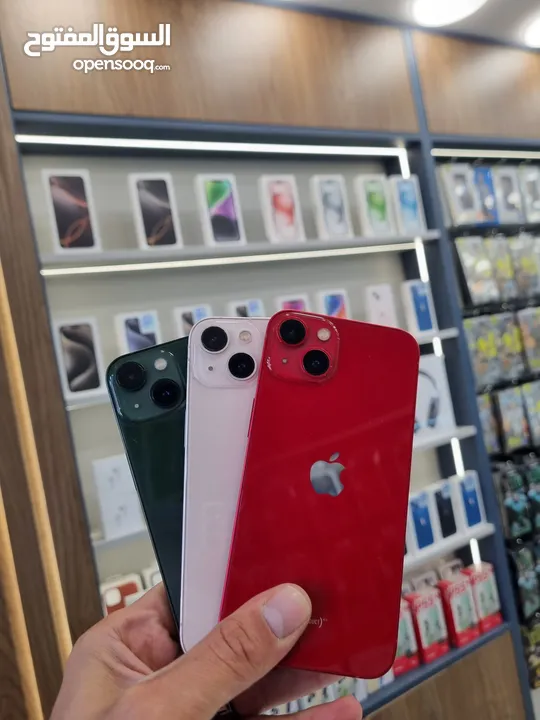 iphone 13  128 آيفون 13 128 جيجا مستعمل بحاله الوكاله وشبه جديد ومكفول