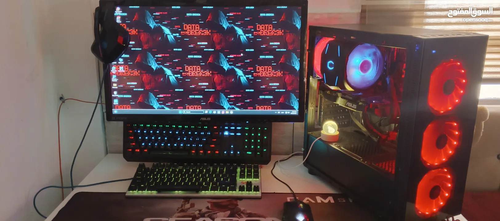 pc gaming للببجي 120فريم بشغل جميع اللعاب بجوده عاليه