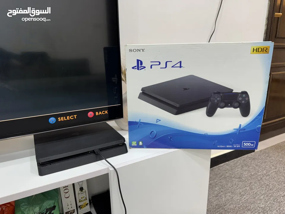 جهاز ps4 slim نظيف كلشششششش