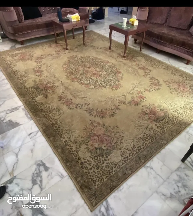 سجادة ميرينوس 370x270 مع سجادة صغيرة 120x80
