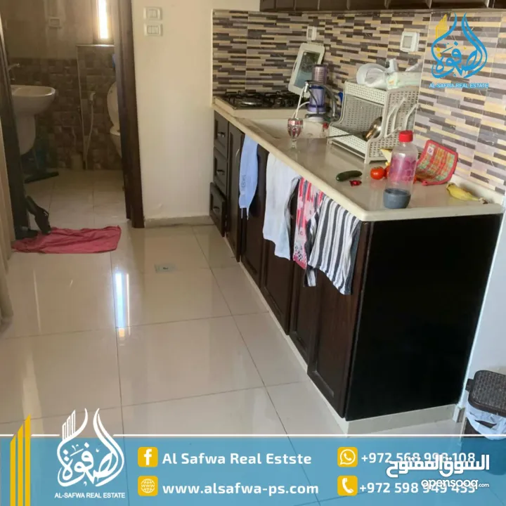 استديو مفروش للايجار مع ترس واسع عين مصباح قرب الاذاعه و التلفزيون