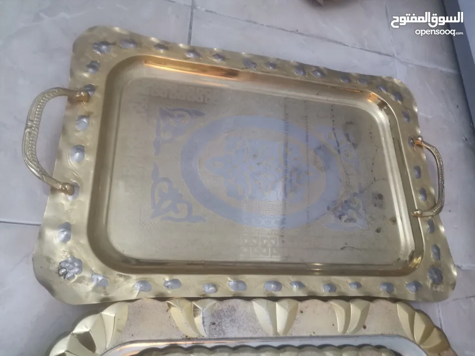 سدور وصواني نقش ابرة وصواني تقديم فخمة بسعر مغري