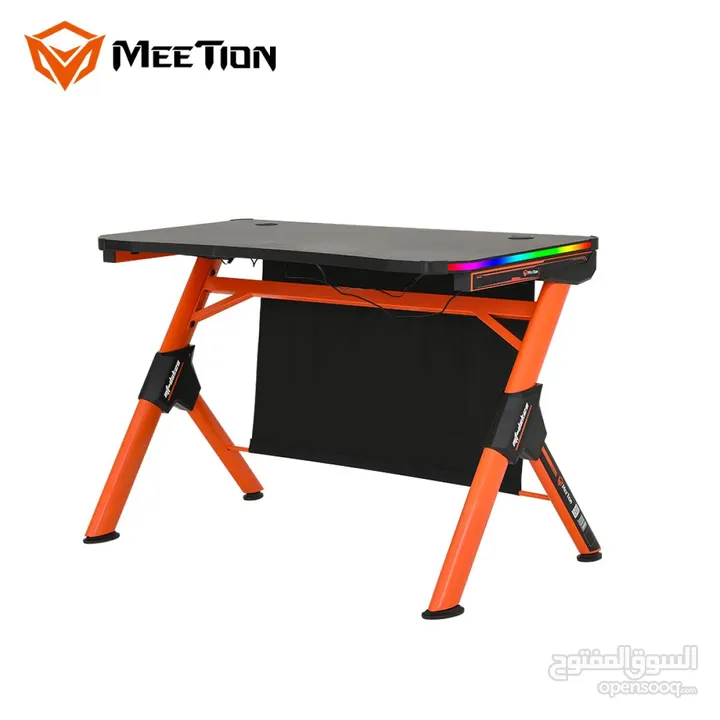 Meetion DSK20 RGB LED Gaming Desk طاولة العاب ميشن
