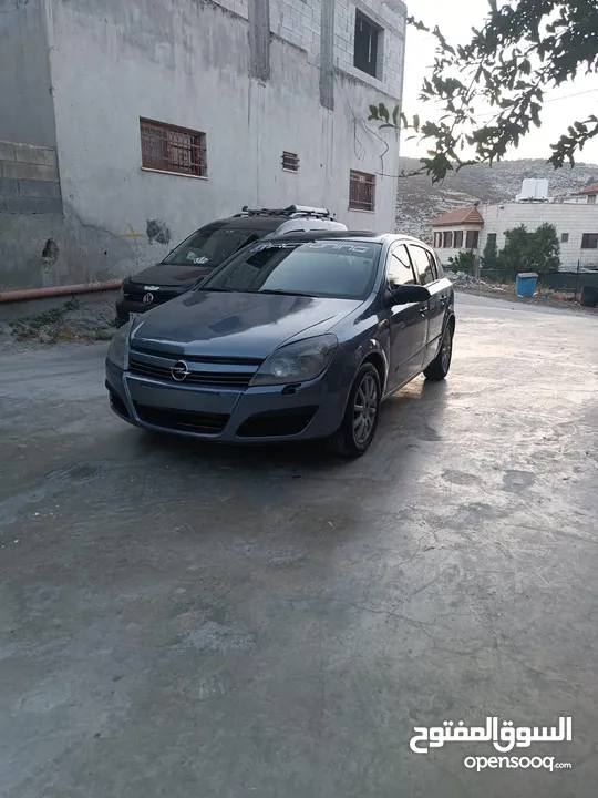 اوبل استرا 2006 ماطور 1600cc جير عادي  سياره جير ماتور شصي ممتاز