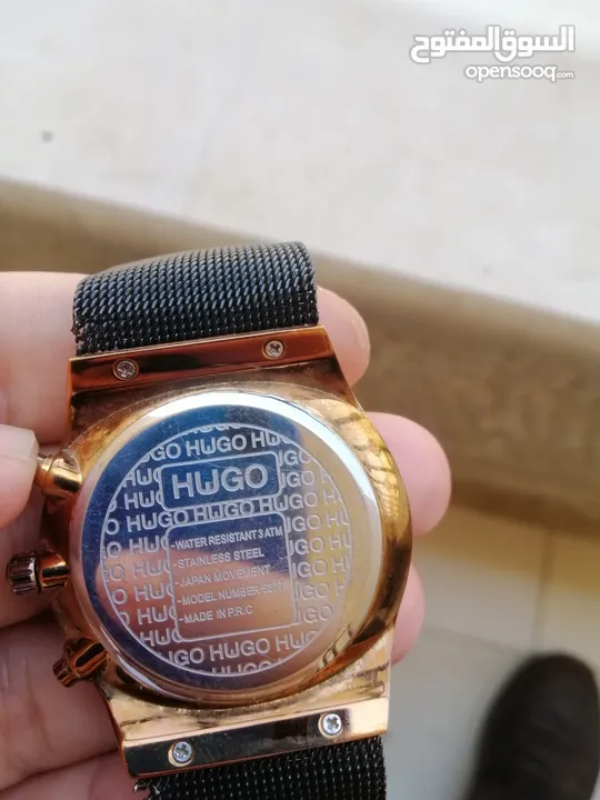 ساعة نوع hwgo ماكينة يابانية ضد المي ستانلي تيل الكستكك بحالة ممتازة