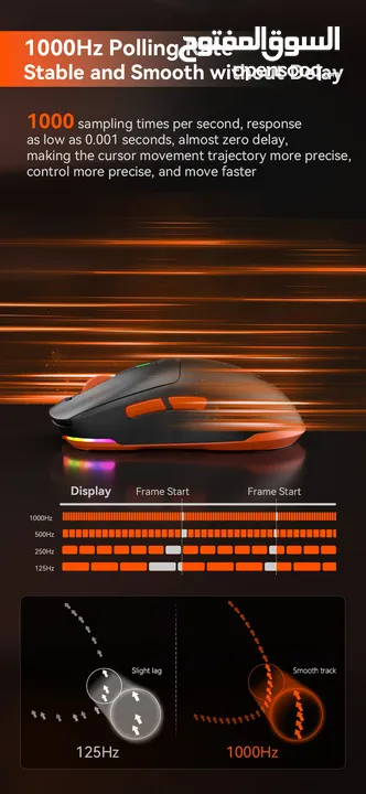 Meetion Air GW24 2.4G Bluetooth & Wired Gaming Mouse ماوس جيمنغ متوفرة ب الوان مختلفة