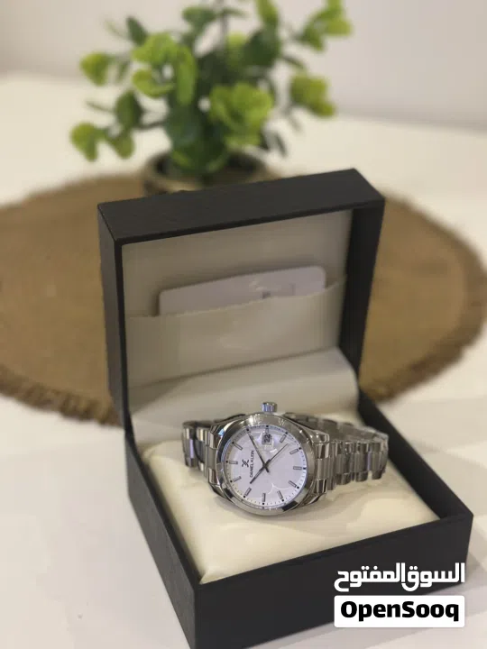ساعة رجالية جديدة غير مستخدمة بالمرة Daniel klein premium : Silver and white  -  unique